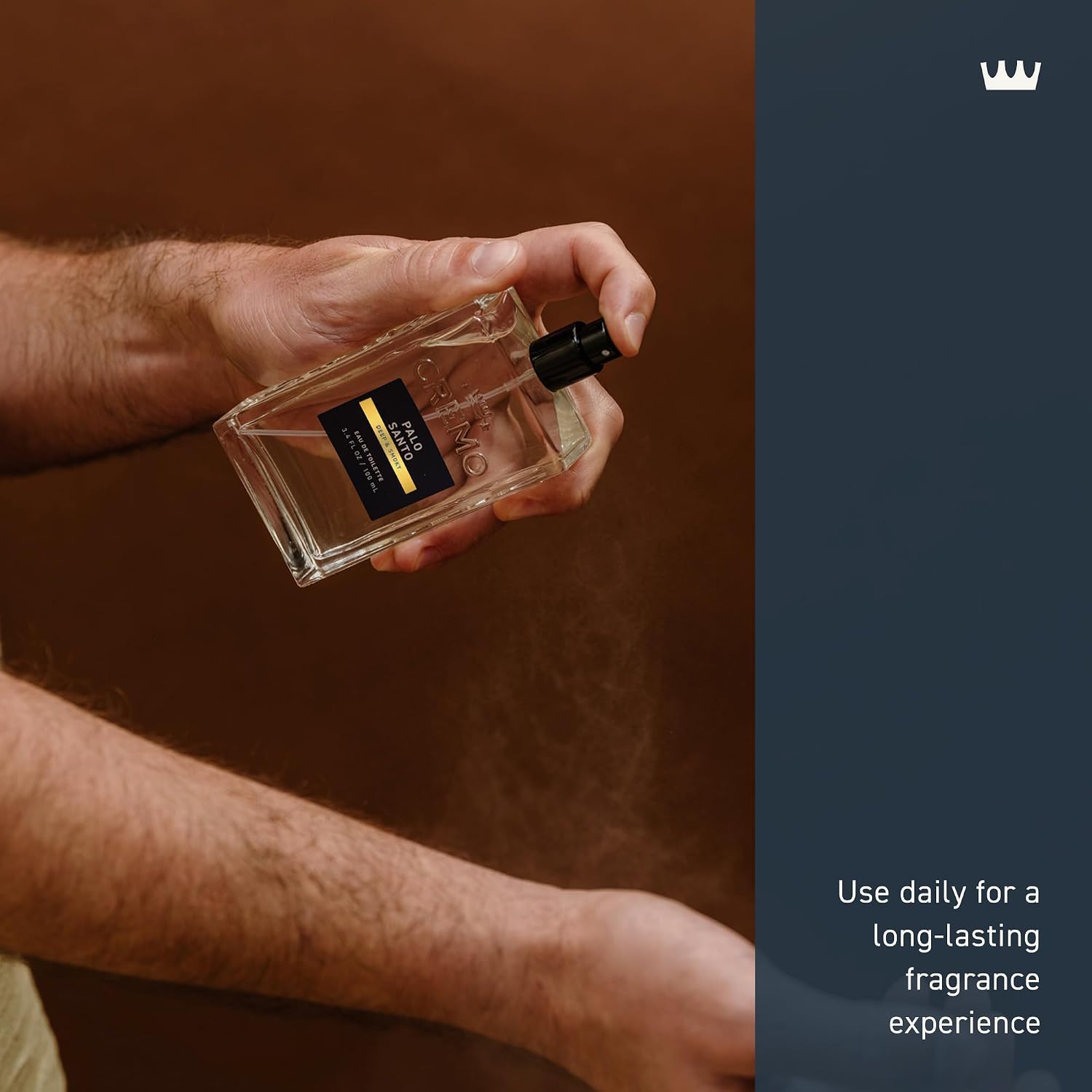 Cremo Cologne For Men - Palo Santo - Espray de colonia para hombre,...