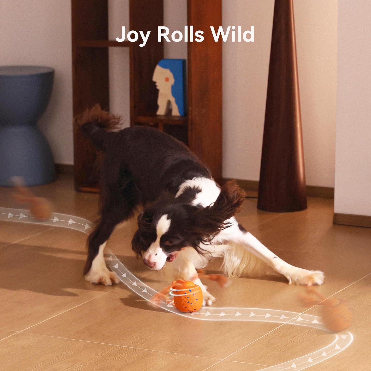 Cheerble Juguete interactivo inteligente para perros, bola de rollo...