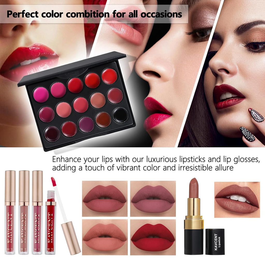 Juego de maquillaje para adolescentes, kit de maquillaje para mujer...
