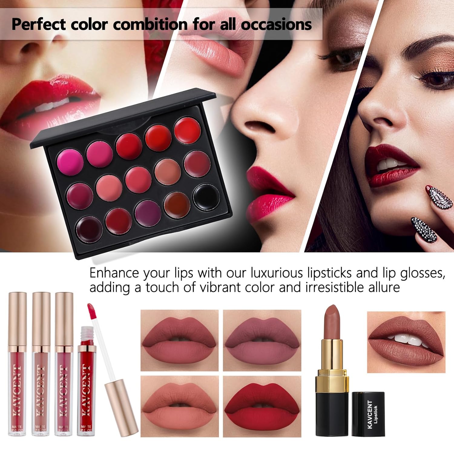 Juego de maquillaje para adolescentes, kit de maquillaje para mujer...