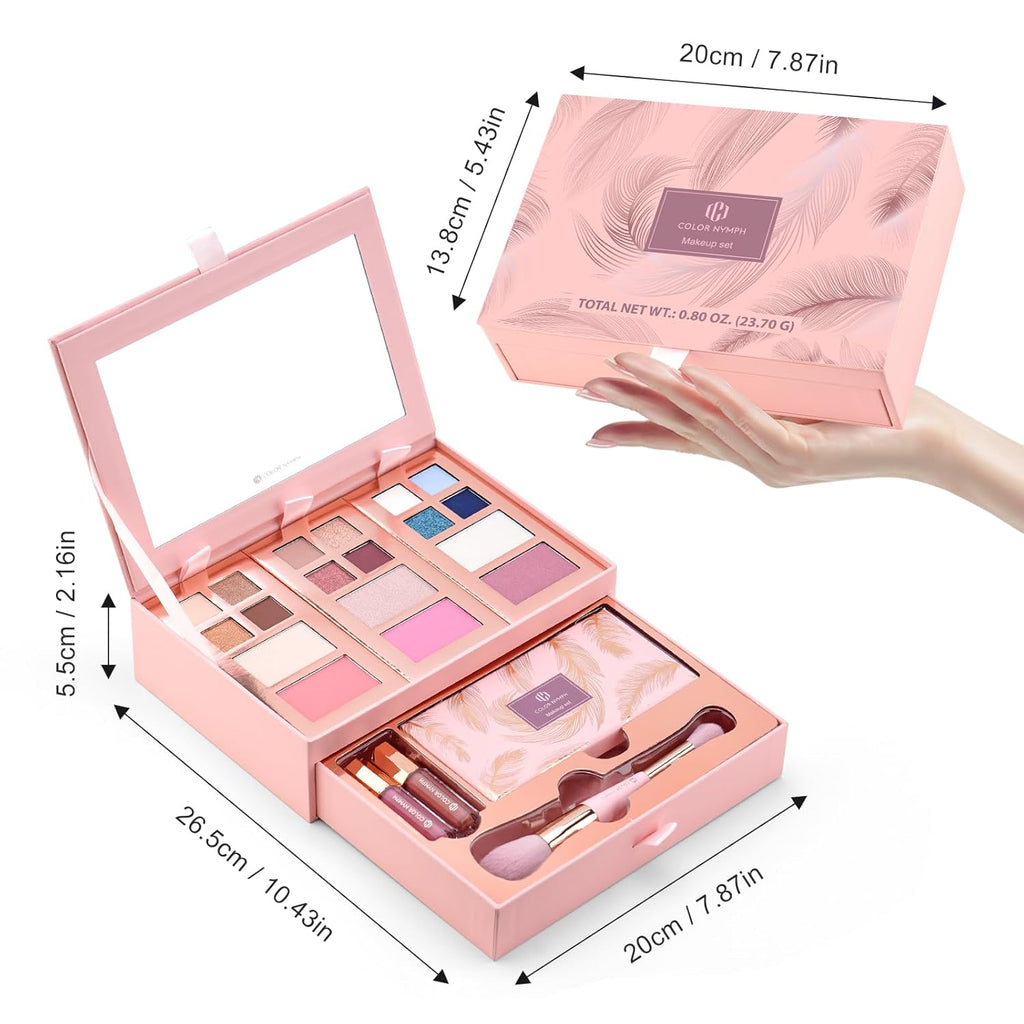 Color Nymph Juego pequeño de paleta de maquillaje para el rostro |...