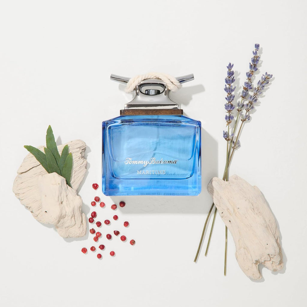 Tommy Bahama Maritime Eau de Colonia para hombres, notas de bergamo...