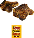 THE COUNTRY BUTCHER Porky Knuckles - Huesos para perros, masticable...