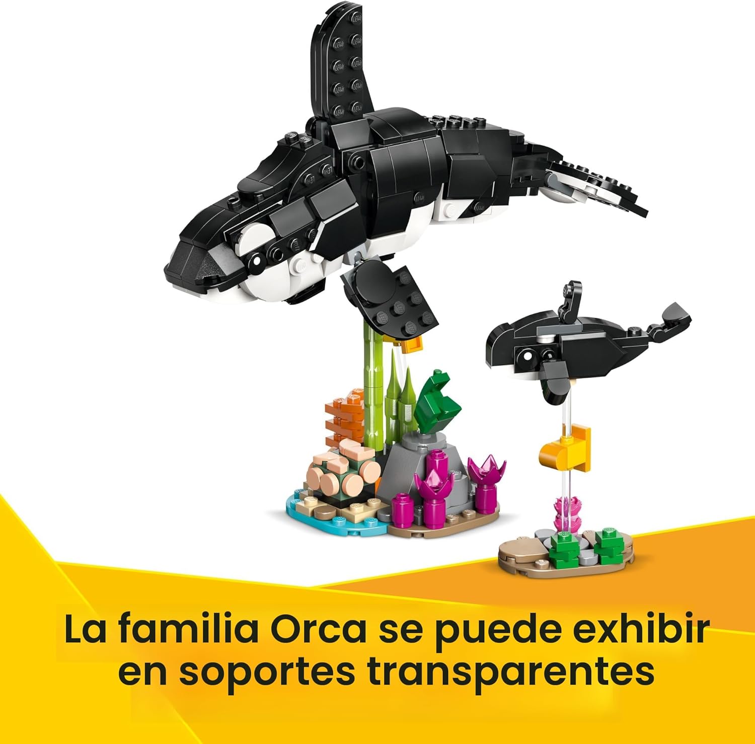LEGO Creator 3 en 1 Familia de Pandas Salvajes - Kit de Juguetes de...