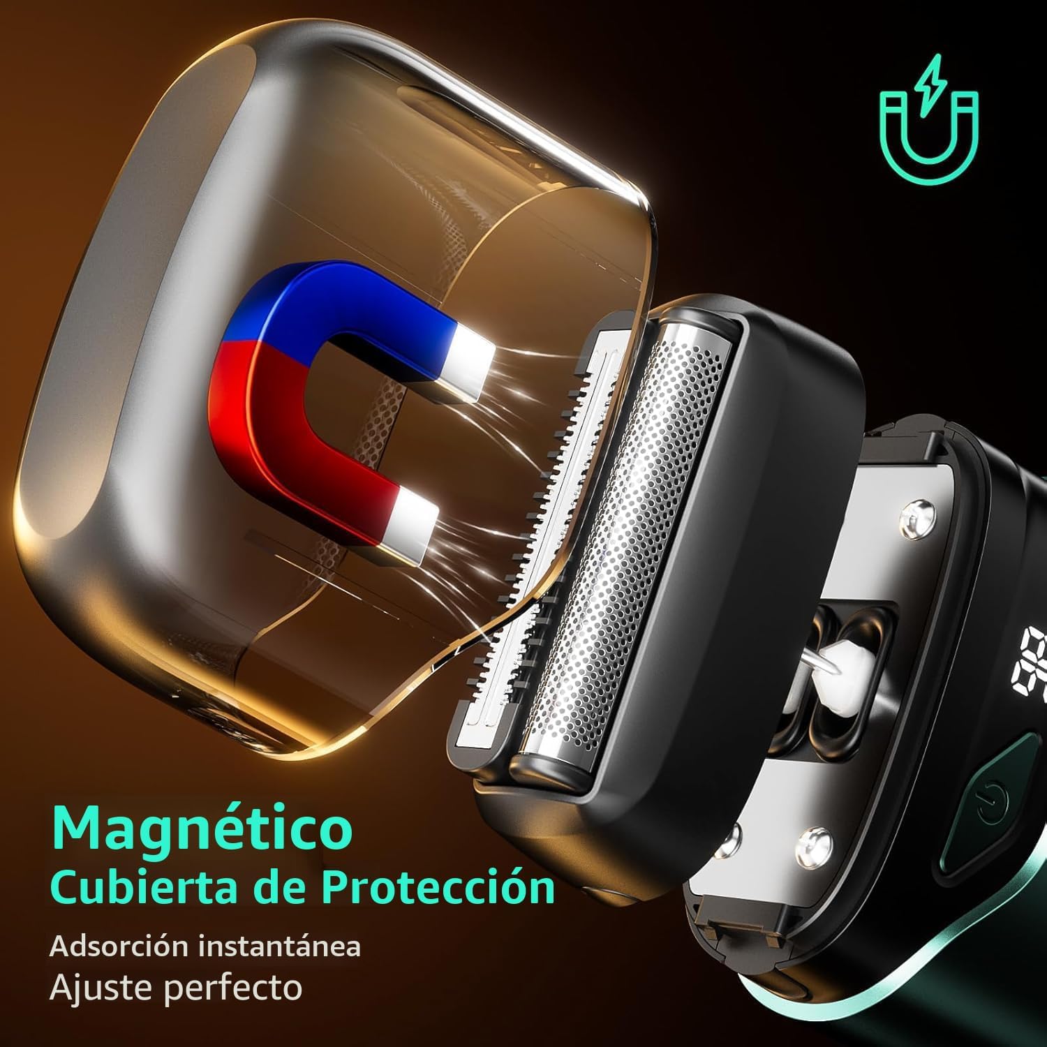 Afeitadoras eléctricas de papel de aluminio para hombres, mini maqu...