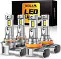 OXILAM Combo de bombillas H11 9005, 70000lm 900% más brillante 6500...