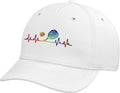 Padel Heartbeat Cool Racket Sport Player Coach Gorra de béisbol aju...