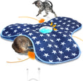 Sofolor Juguete interactivo para gatos, recargable, juguetes de eje...
