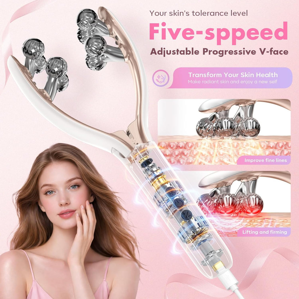BOWENDA Nueva herramienta de masajeador facial inalámbrico 2026, cu...