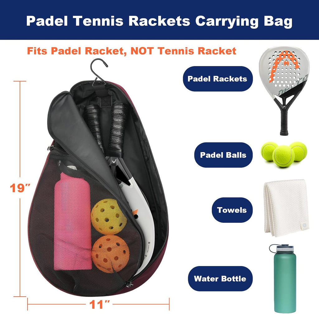 Bolsa para raqueta de pádel Cosmos, mochila tipo mochila para palas...