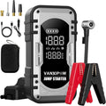 VANXIPOW Batería de coche portátil de 8000 A con compresor de aire,...
