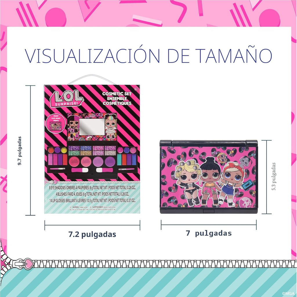 ¡Sorpresa L.O.L! Set compacto de cosméticos para niños Todo en Uno...