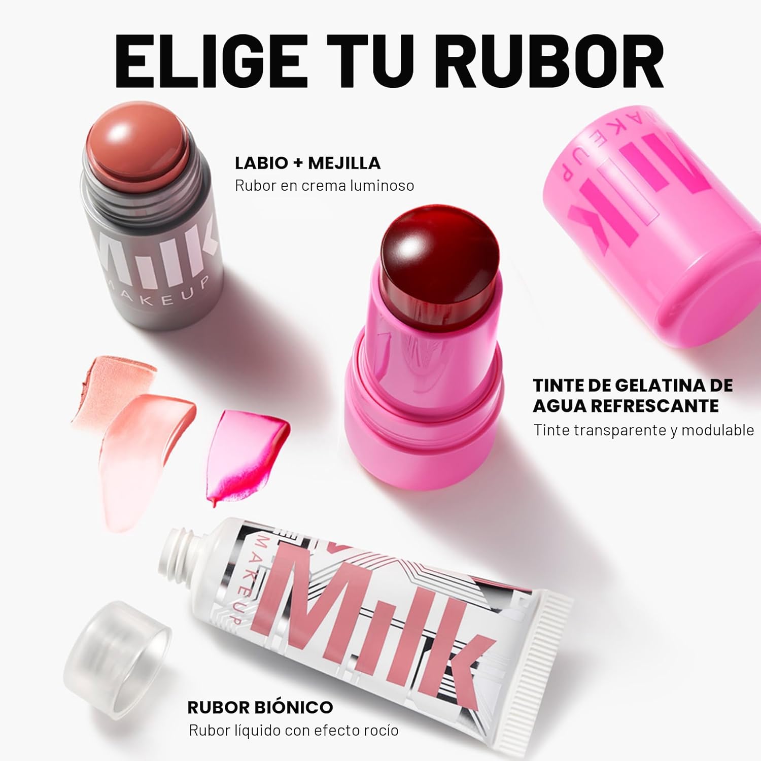 Milk Makeup Tinte de gelatina de agua refrescante, labios transpare...