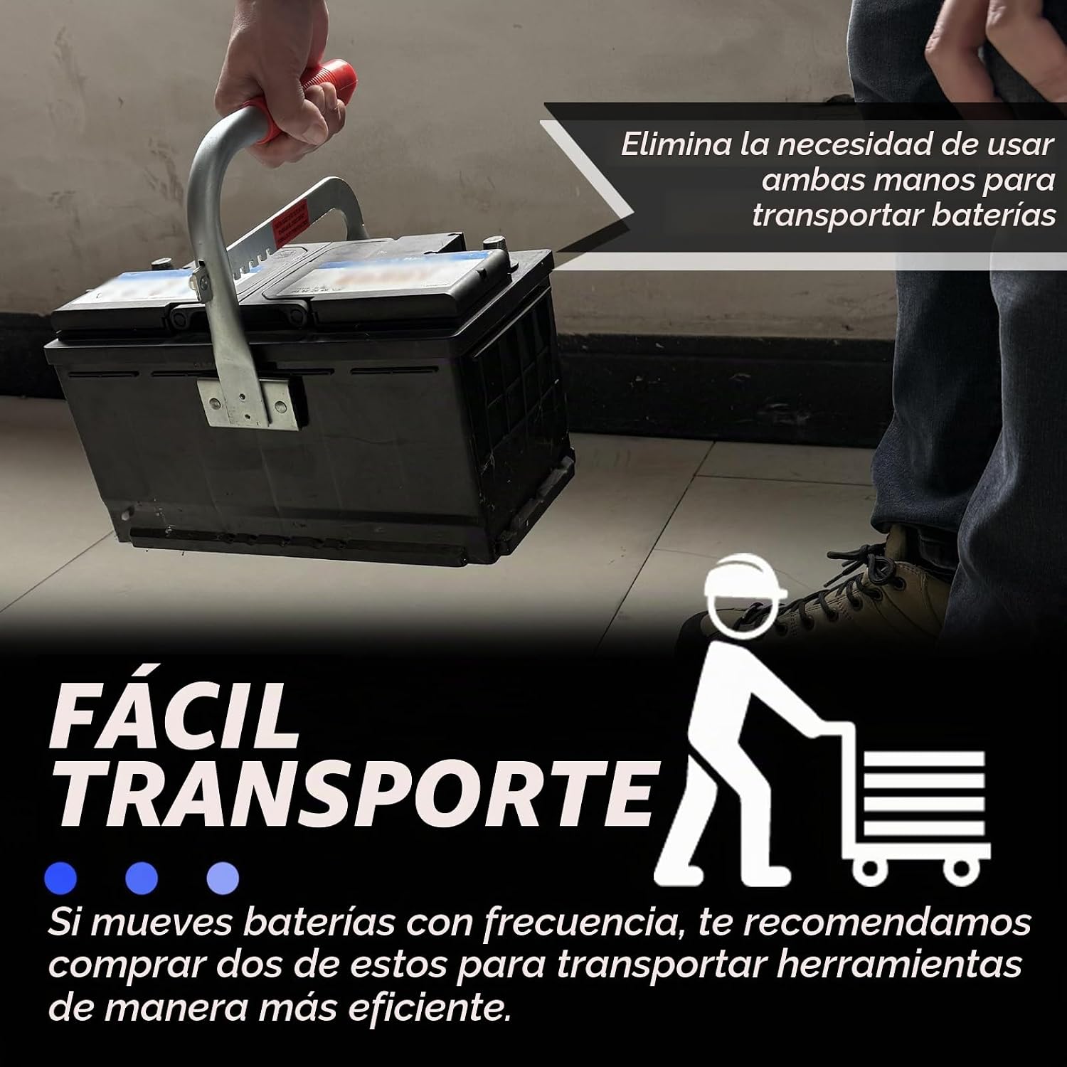 Soporte de batería de automóvil resistente de 4.5 a 7.5 pulgadas co...