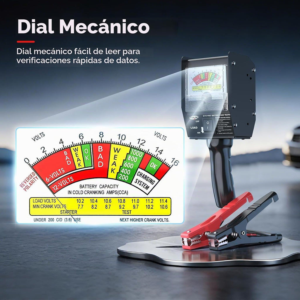 TOPDC 3181 Pro - Probador de carga de batería de alta resistencia d...