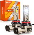 SEALIGHT Bombillas 9012 HIR2, 9X Super Brillantes 6500K Blanco Frío...