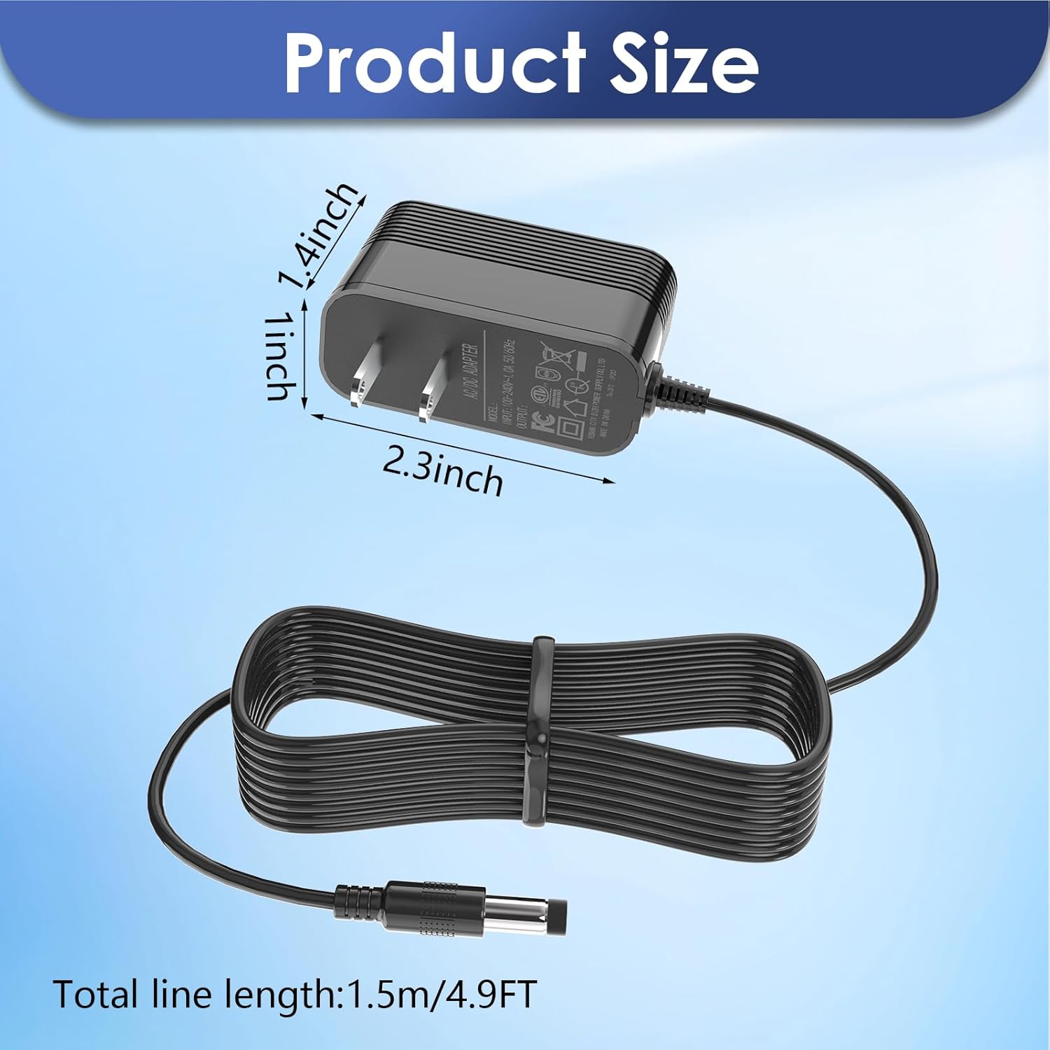 Cargador de 18 V para pistola de masaje Hyperice compatible con Hyp...