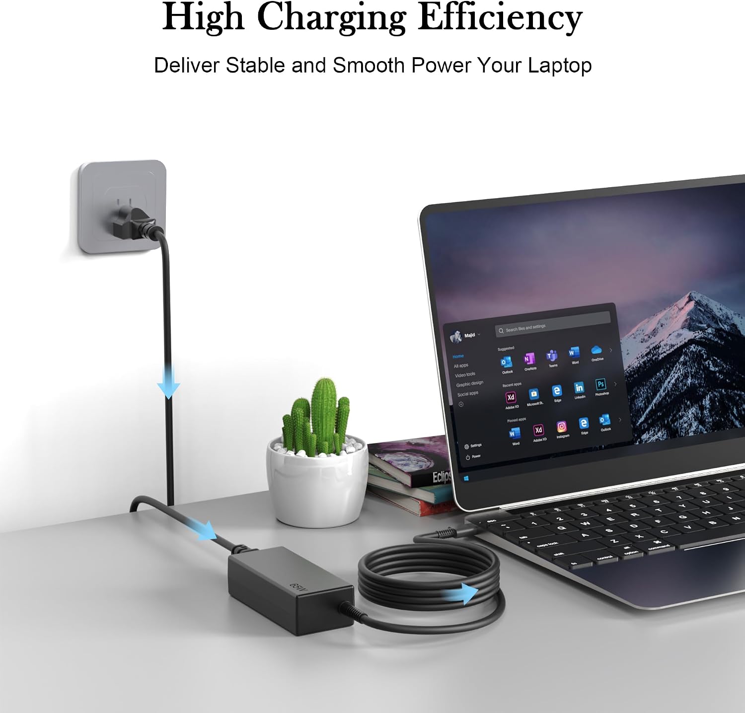 Cargador USB C de 65 W para laptop compatible con Lenovo ThinkPad X...