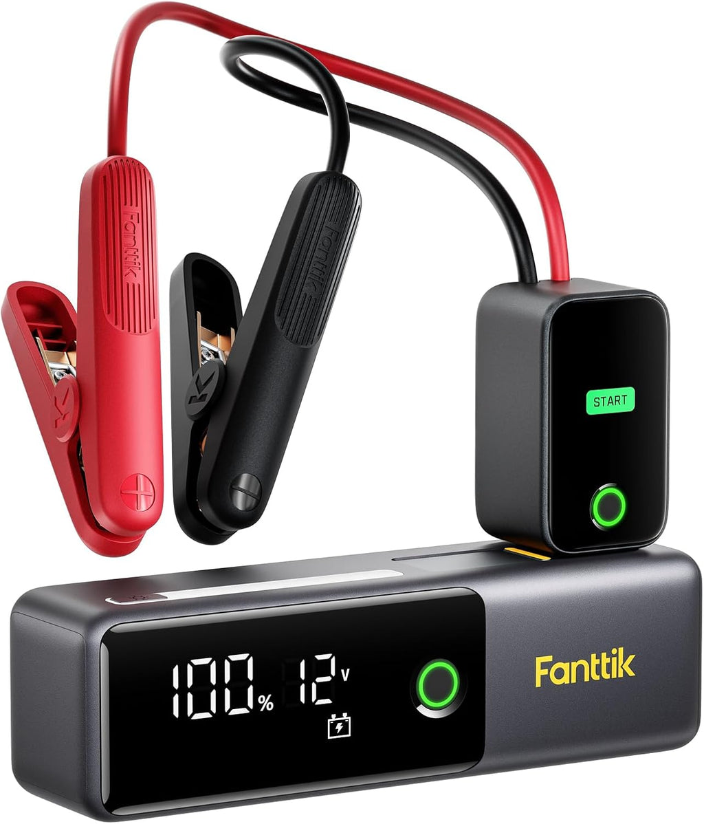 Fanttik Potent T10 1800A arrancador portátil, banco de energía de 1...