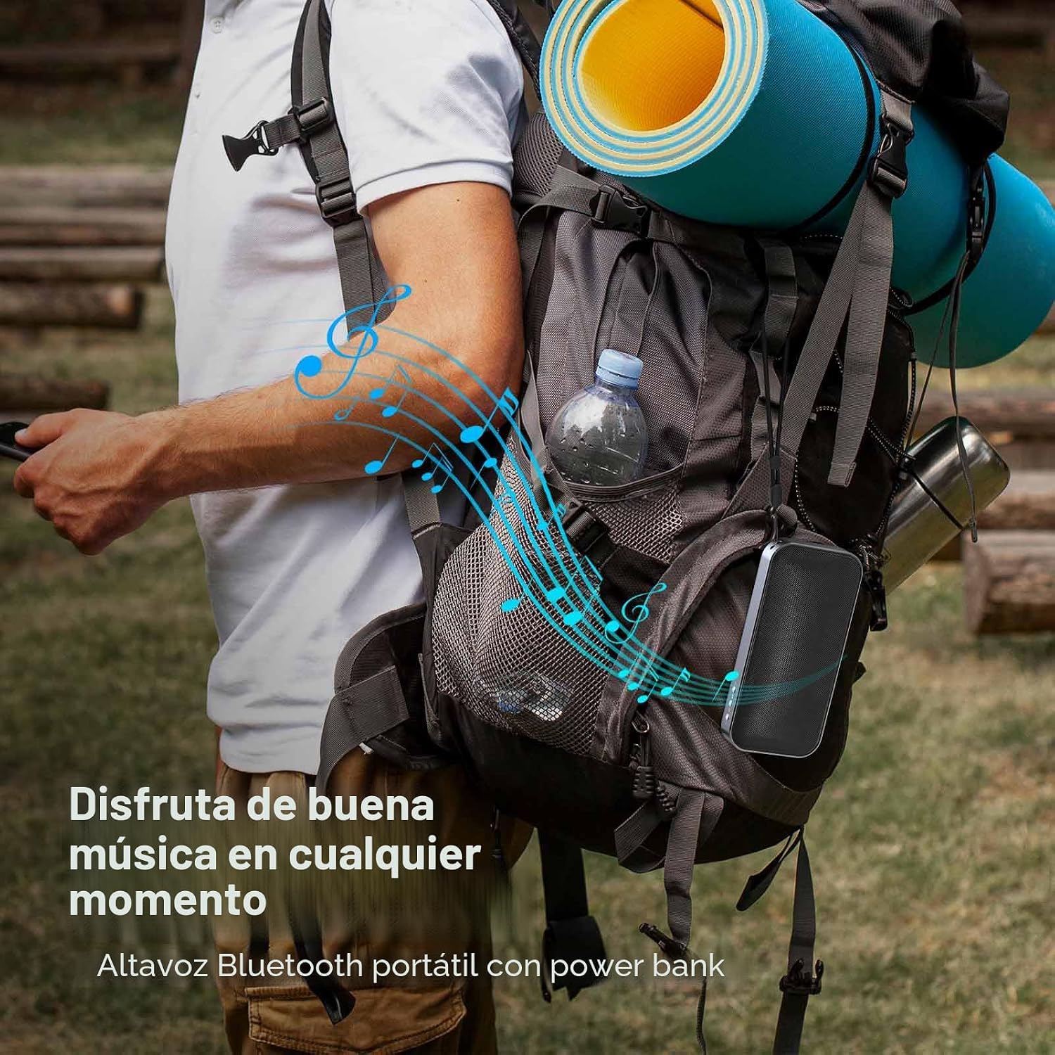 Altavoz Bluetooth AFK con Cargador Portátil, Altavoz Inalámbrico co...