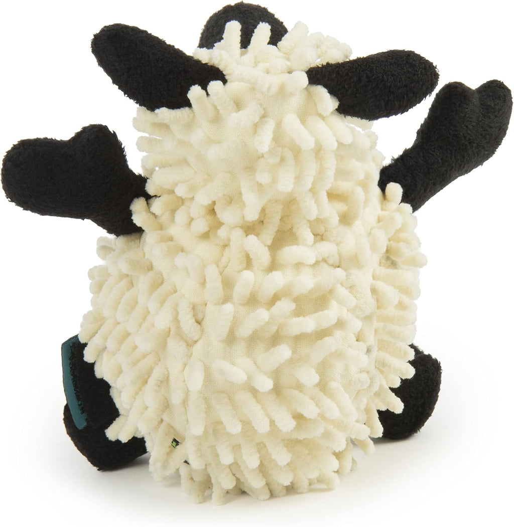goDog Fuzzy Wuzzy Lamb - Juguete de peluche chirriante para perro,...