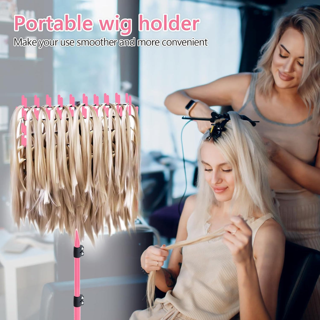 Eastdone - Soporte para trenzar cabello, soporte para extensiones d...