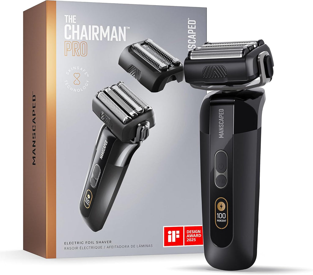 MANSCAPED® The Chairman™ PRO - Afeitadora facial eléctrica para hom...
