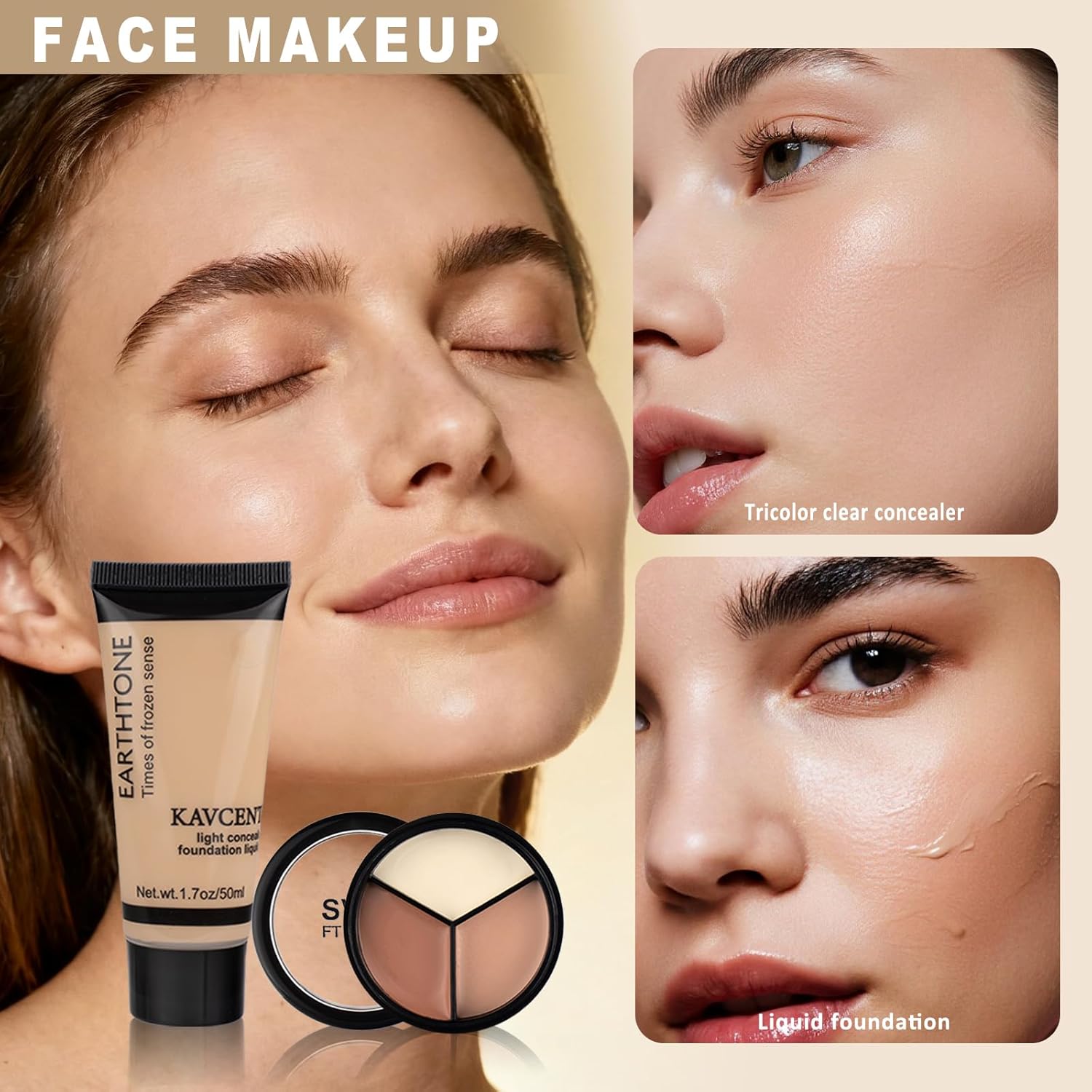 Kit de maquillaje para adolescentes, kit de maquillaje para mujeres...