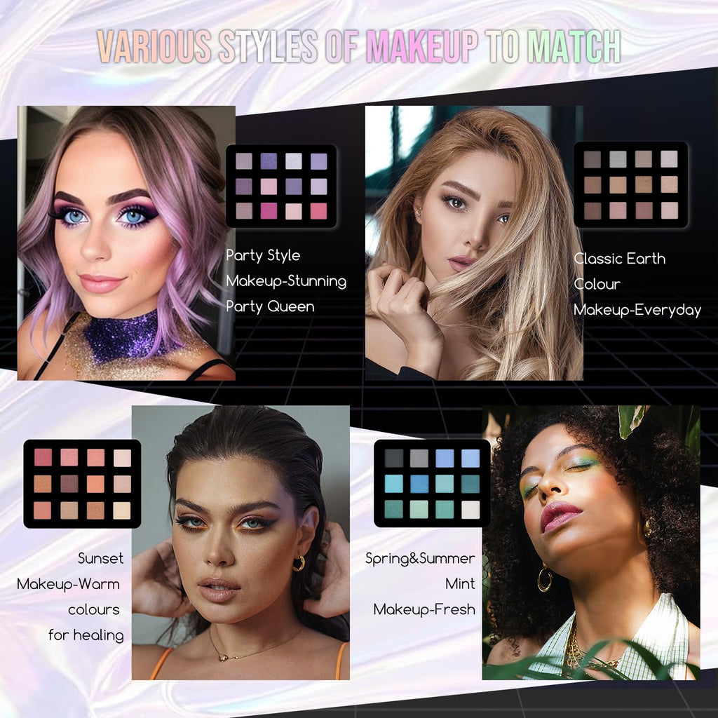 Color Nymph Conjunto de maquillaje todo en uno para niñas de cualqu...