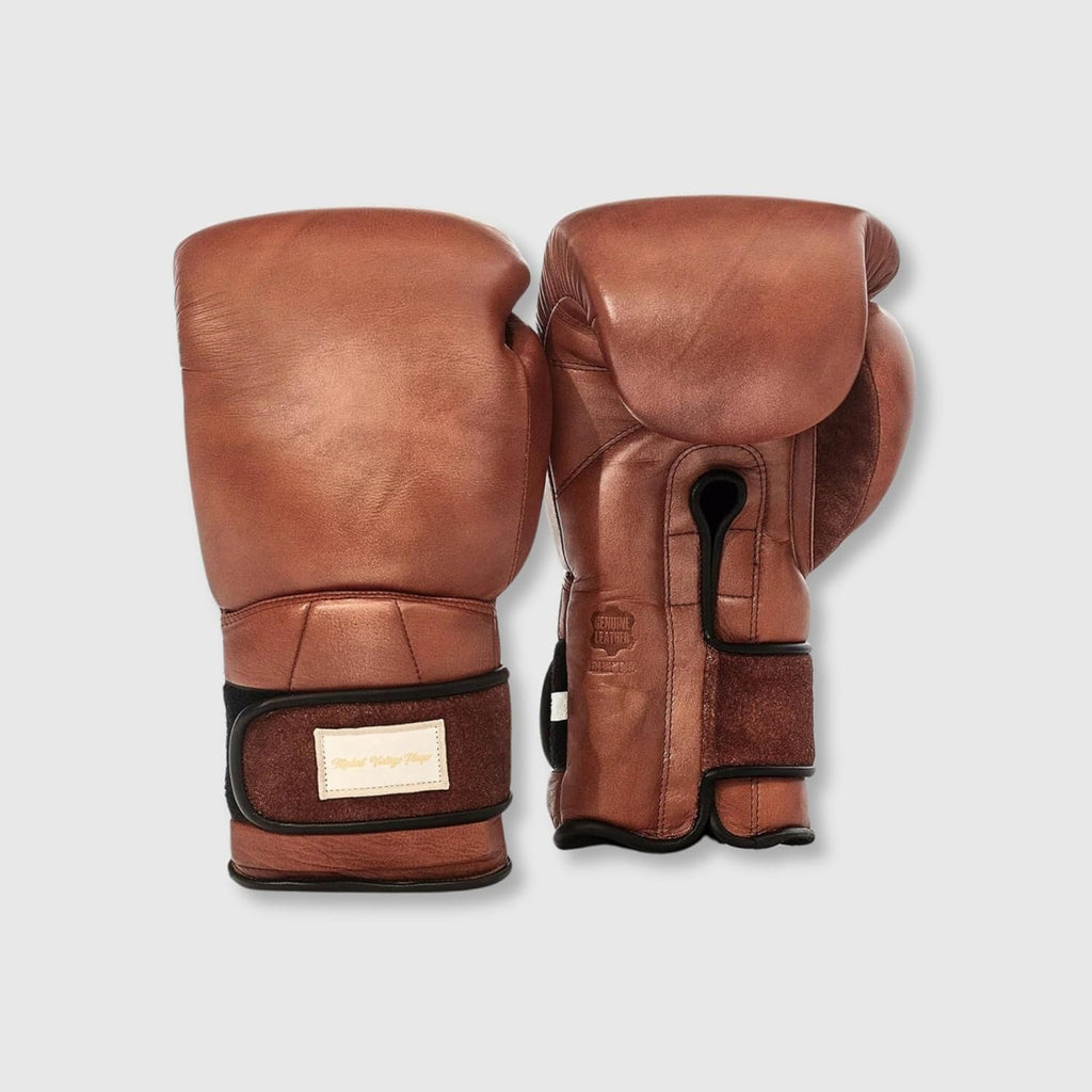Modest Vintage Player Elite Heritage - Guantes de boxeo de cuero ma...
