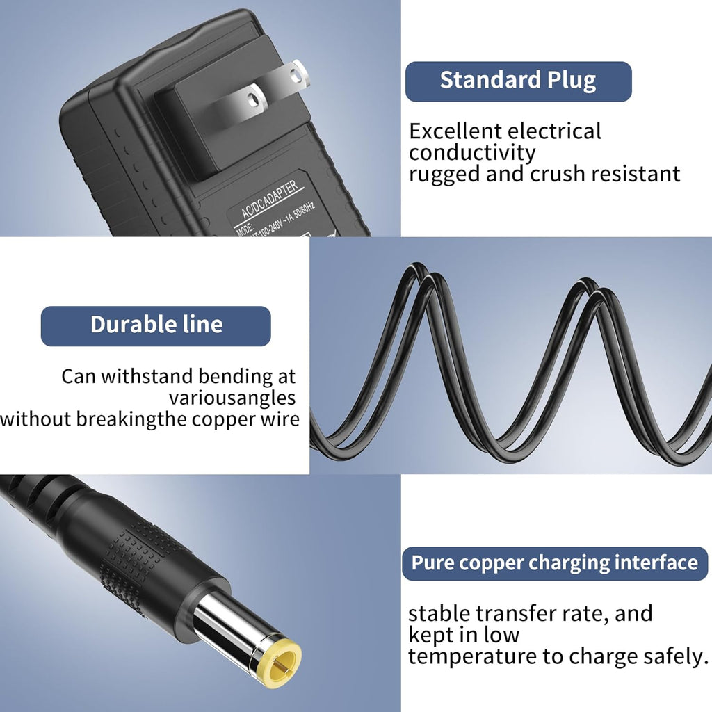 TEVSINPO Cargador de repuesto de 24V 1A compatible con Legiral Le3...