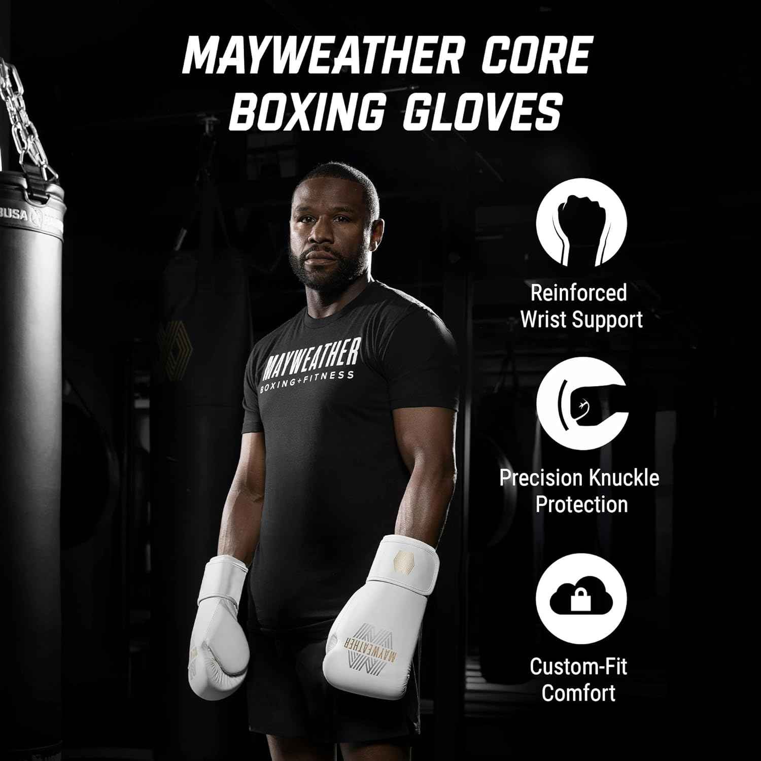 Mayweather Core - Guantes de boxeo para hombres y mujeres, guantes...