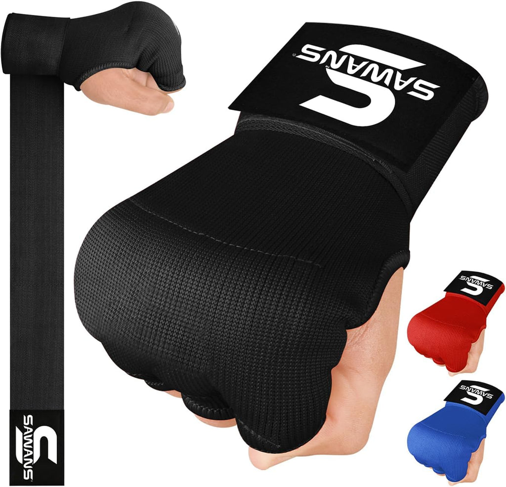 SAWANS Guantes interiores de boxeo para protección de manos, correa...