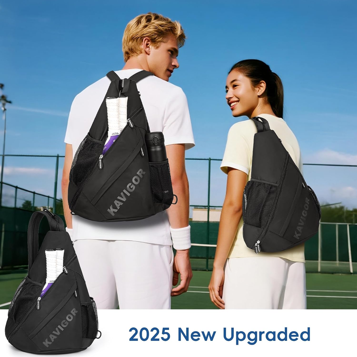 KAVIGOR Bolsa de pickleball 2025, mochila ultraligera convertible c...