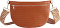 Bolsos cruzados tejidos para mujer, riñonera tipo bandolera de cuer...
