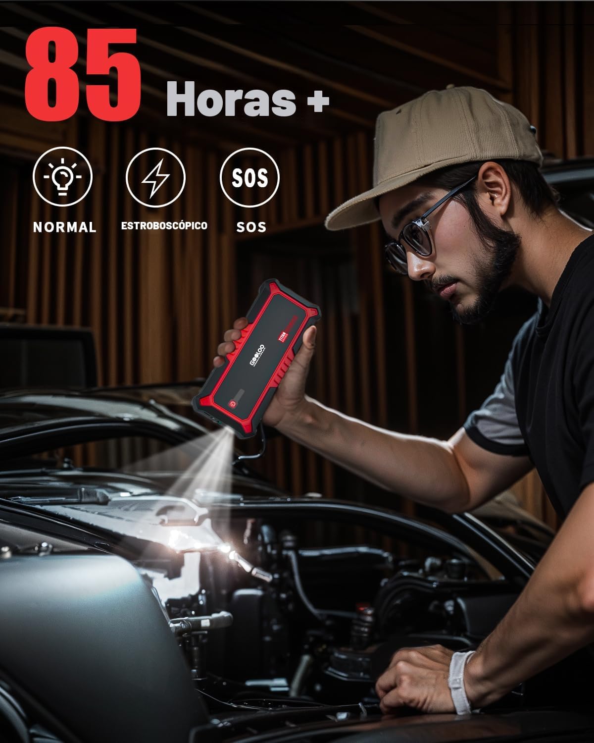 GOOLOO - Arrancador de batería para automóvil GP3000 mejorado de 30...