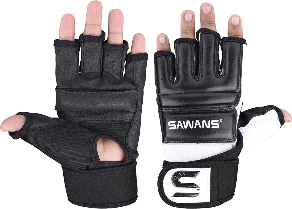 SAWANS Saco de Boxeo Guantes de Boxeo Manoplas de Karate MMA Combat...