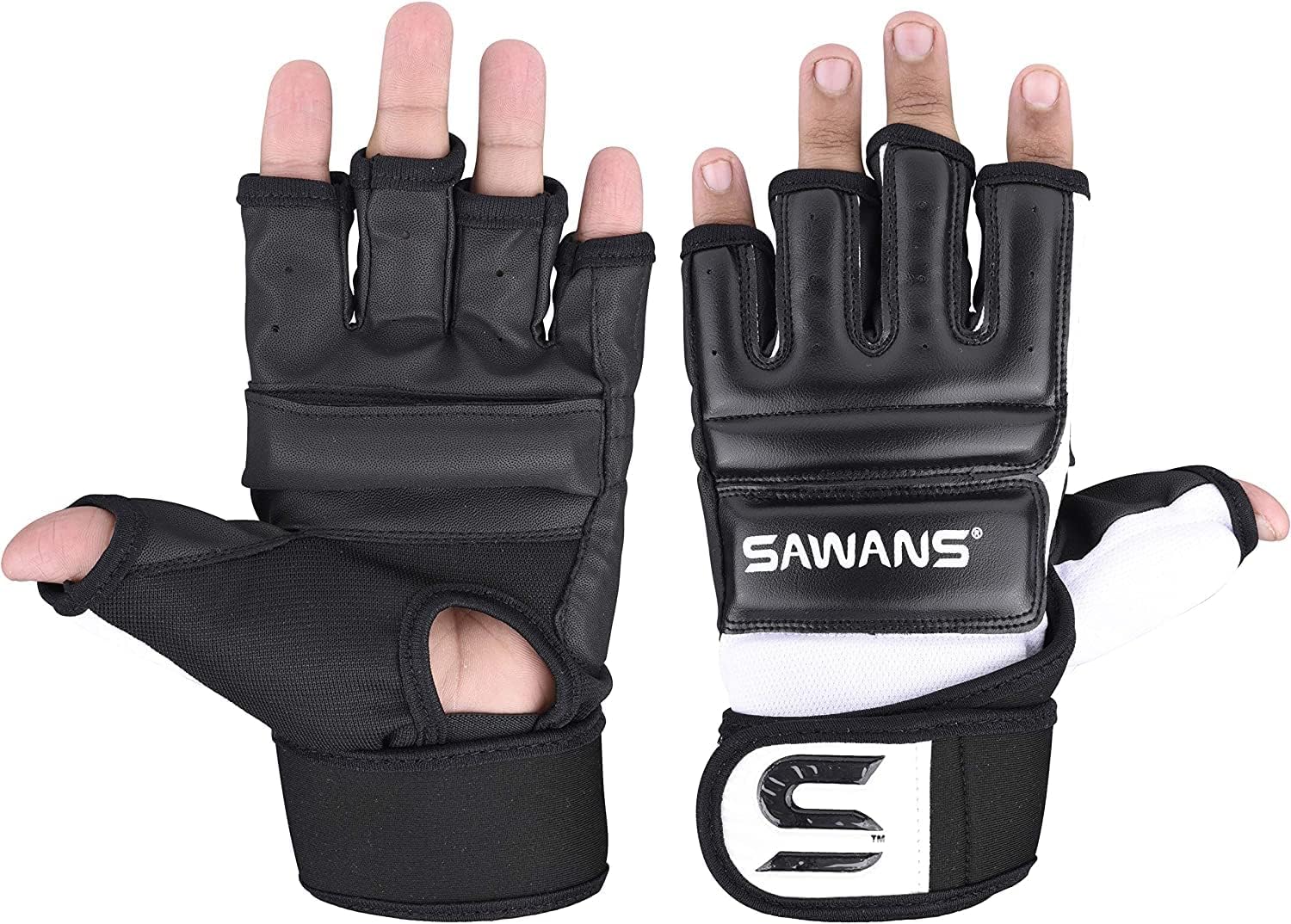SAWANS Saco de Boxeo Guantes de Boxeo Manoplas de Karate MMA Combat...
