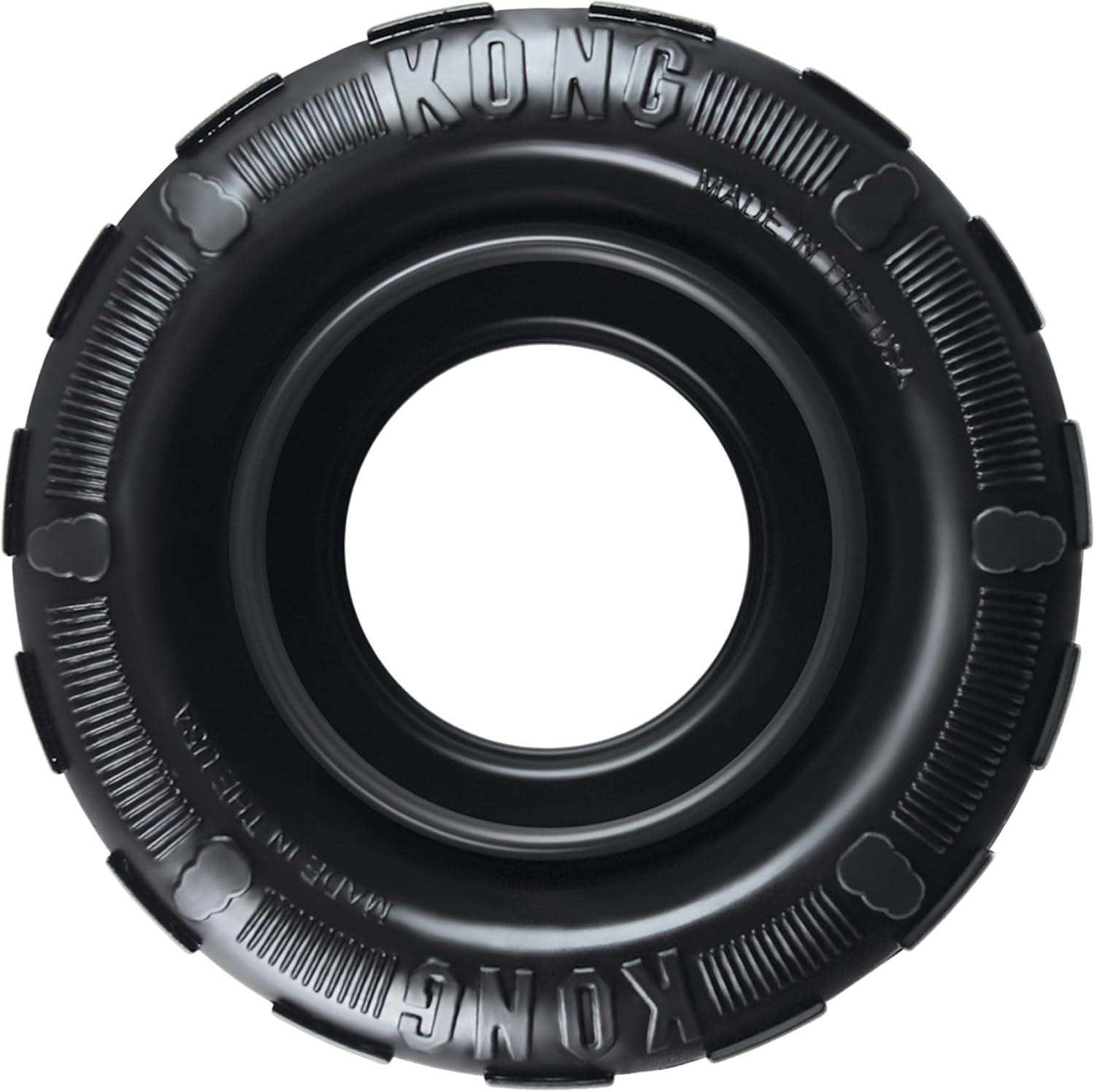 Juguete para perros en forma de neumático, de KONG, M\/ L, Negro