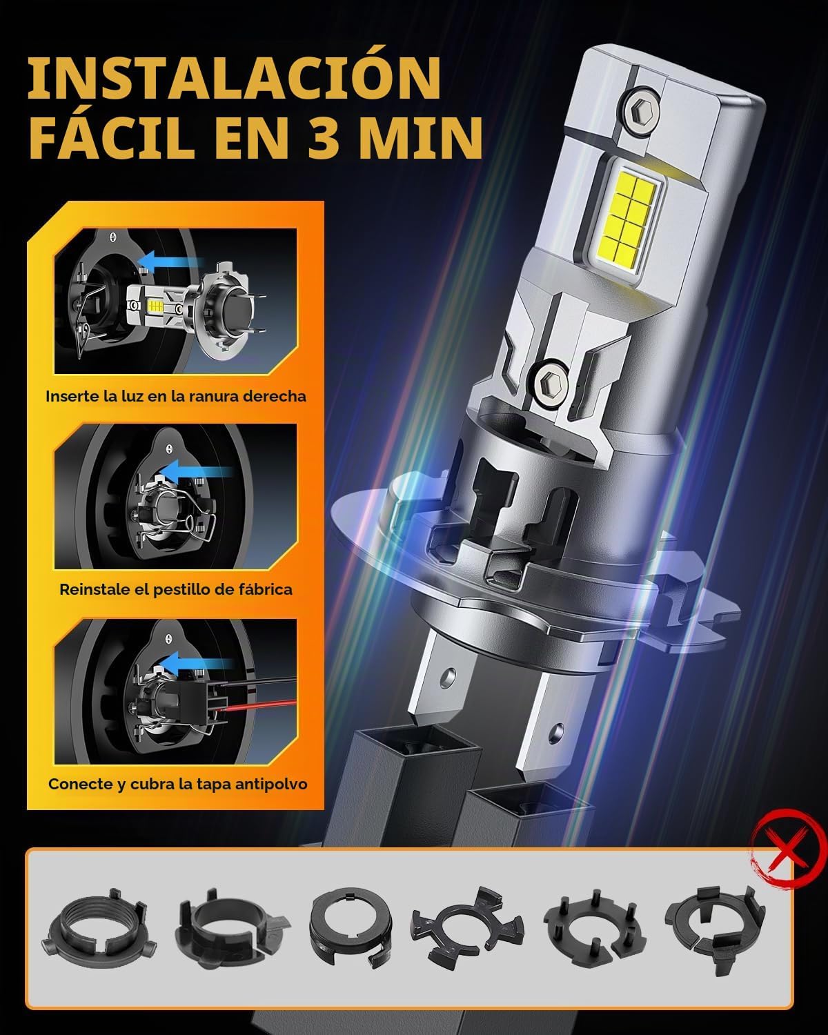 Ursprung 2026 𝐋𝐚𝐭𝐞𝐬𝐭-𝐆𝐞𝐧 H7 Replacement Light Bulbs, 𝟏𝟒𝟎,𝟎𝟎𝟎𝐋𝐌 Supe...