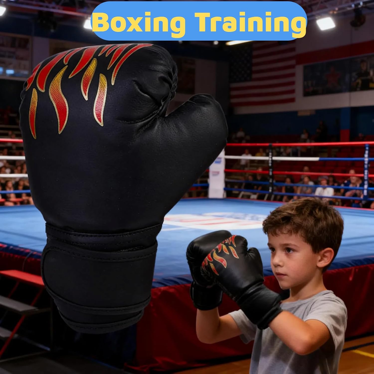 Guantes de Boxeo para Niños Guantes de Boxeo Rojo Azul