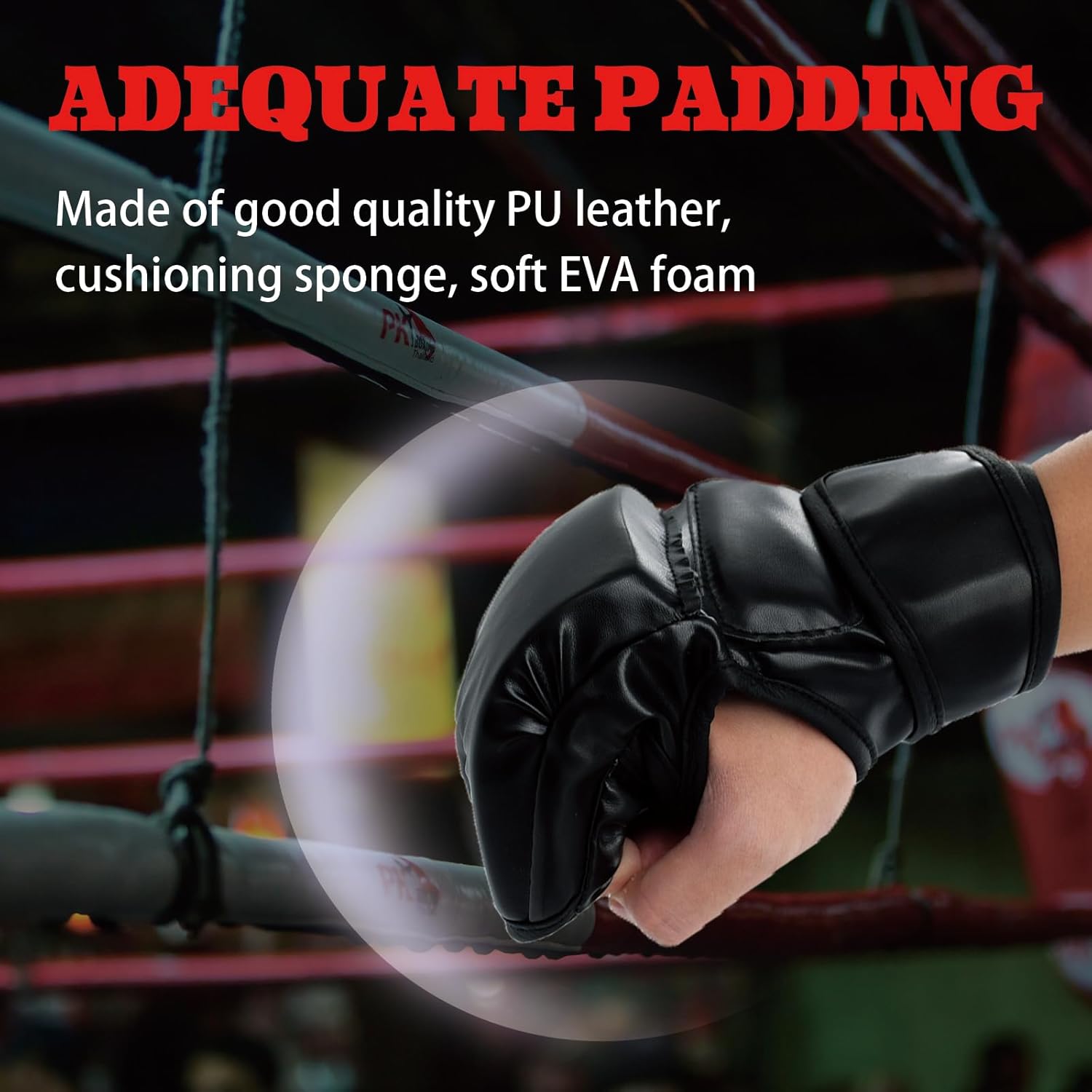 2 pares de guantes de boxeo y kickboxing para hombres y mujeres, pr...