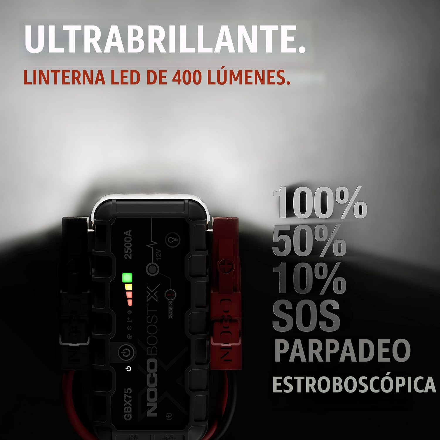 NOCO Boost X GBX75 Ultrasafe - Batería de arranque portátil de 2500...