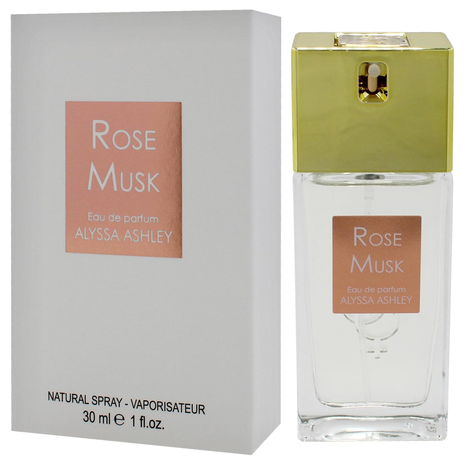 Alyssa Ashley Rose Musk - Mini perfumes para mujeres y colonia para...