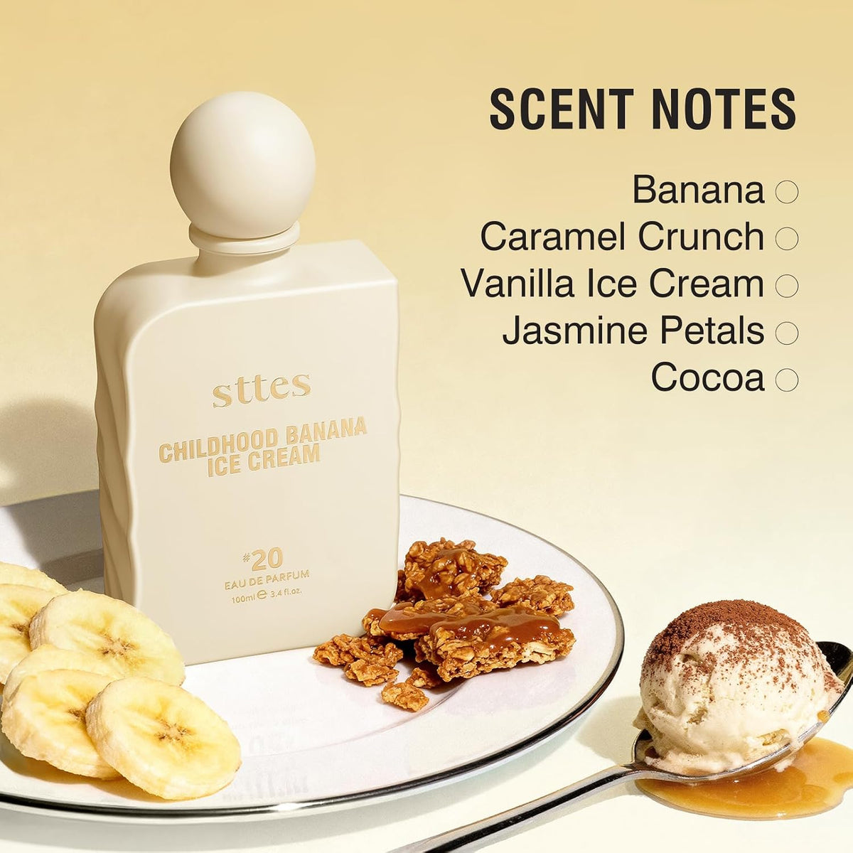 Sttes Perfume #20 para Mujeres \u2013 Helado de Plátano de la Infan...