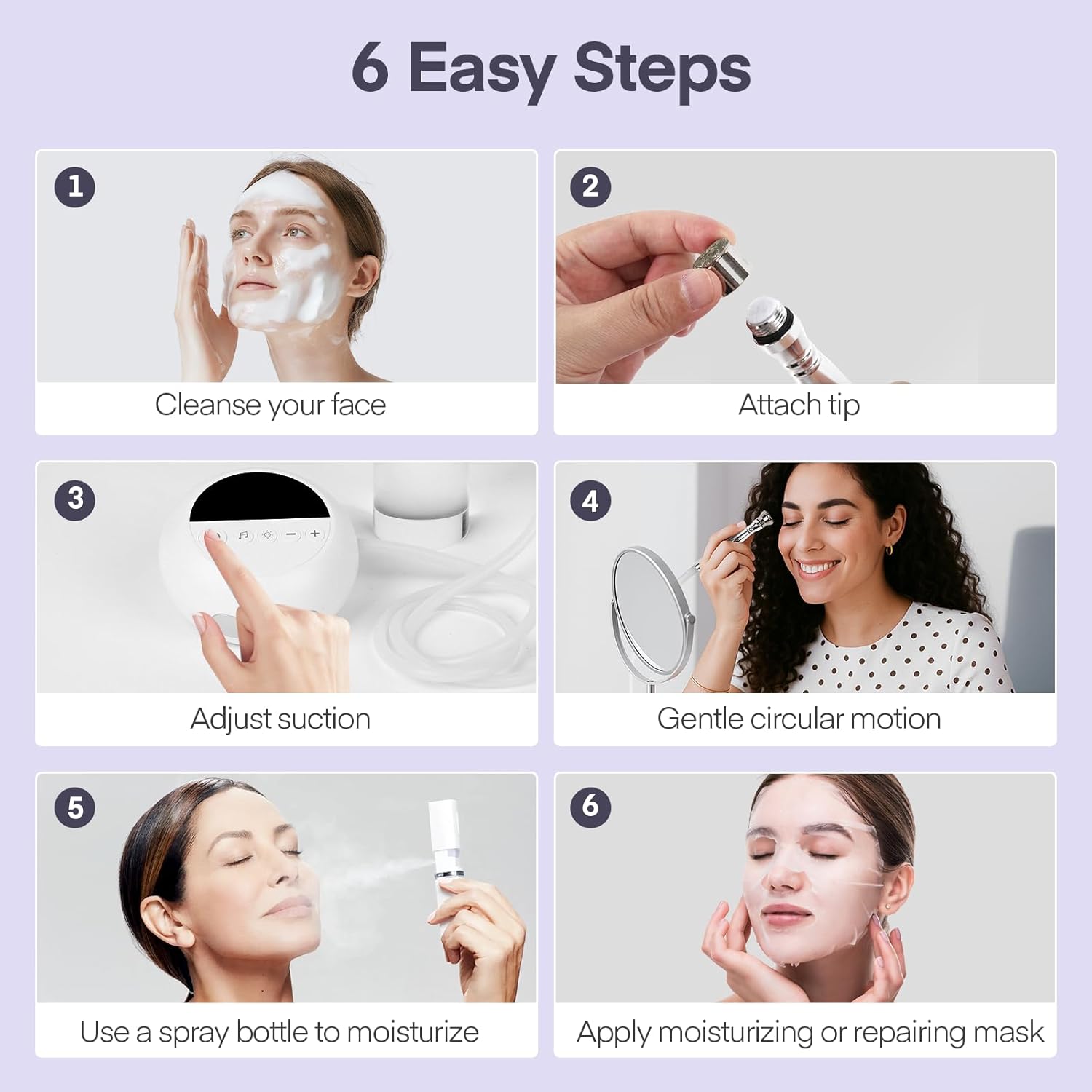 Máquina de microdermoabrasión de diamante, máquina facial de dermoa...