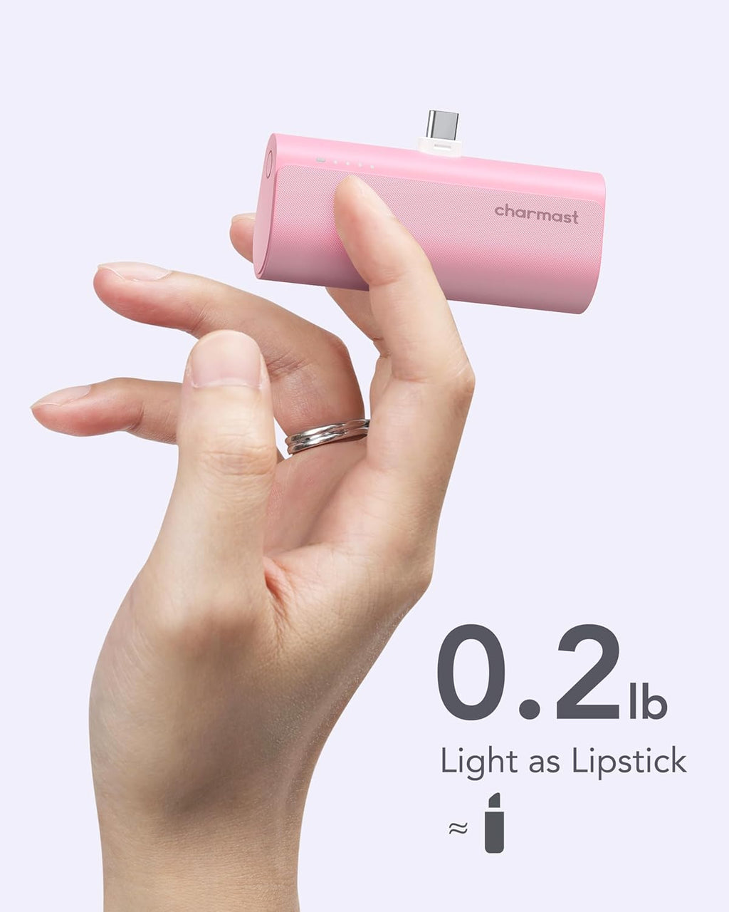 Charmast Cargador Portátil USB C para iPhone 17\/16\/15, Paquete de...