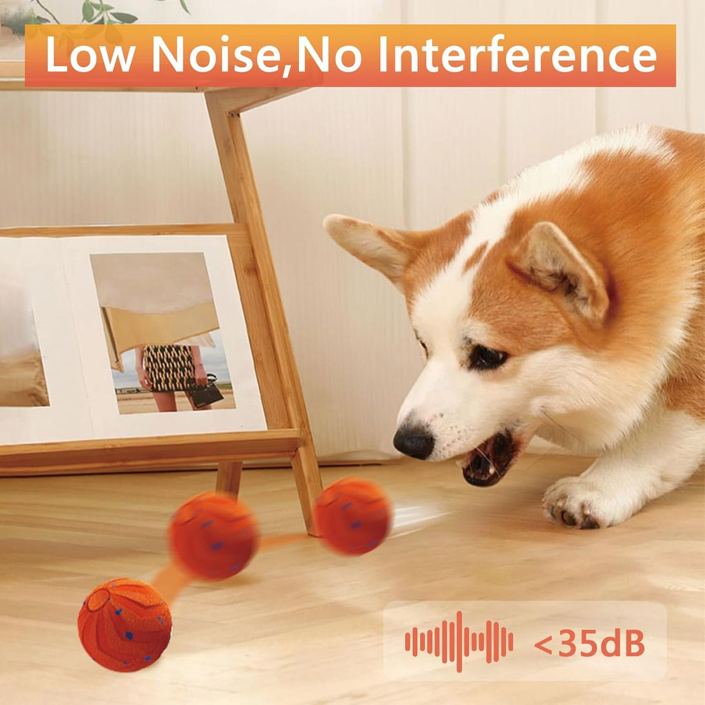 Loktoty Juguete inteligente interactivo para perros, movimiento aut...