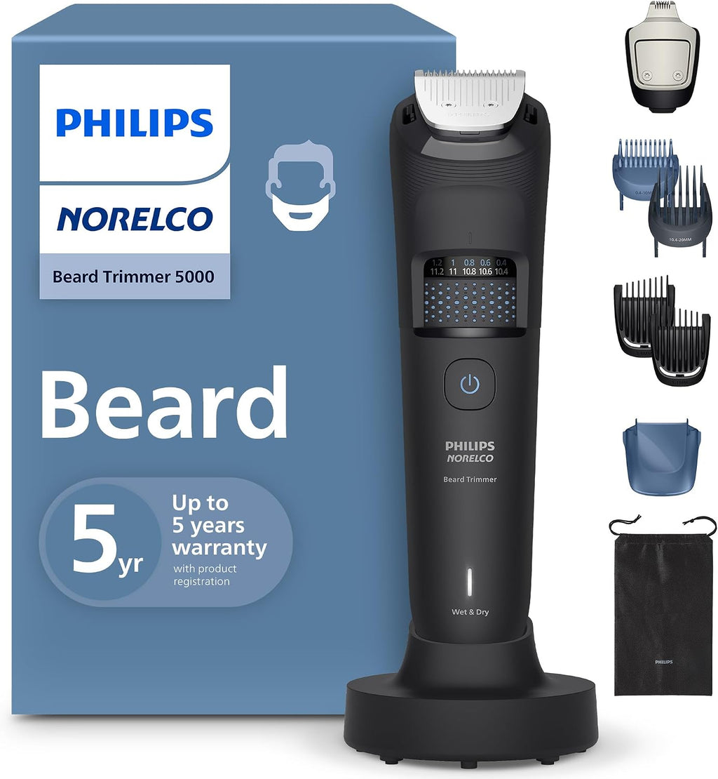 Philips Norelco Recortador de Barba 5000 Series, Recortador Facial...