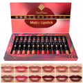 CoralBeau Juego de lápices labiales mate, juego de 12 lápices labia...